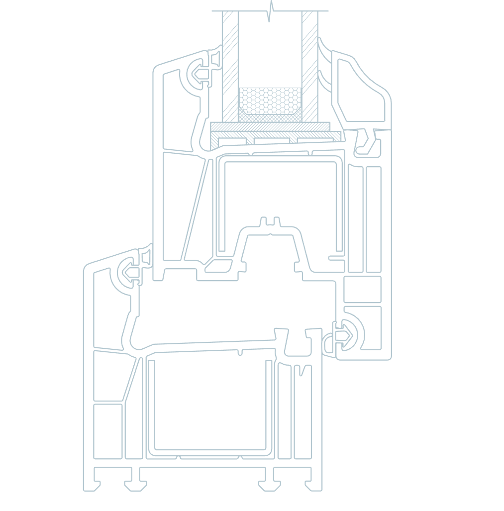 Схема 5-камерного профиля WDS 5S в разрезе"