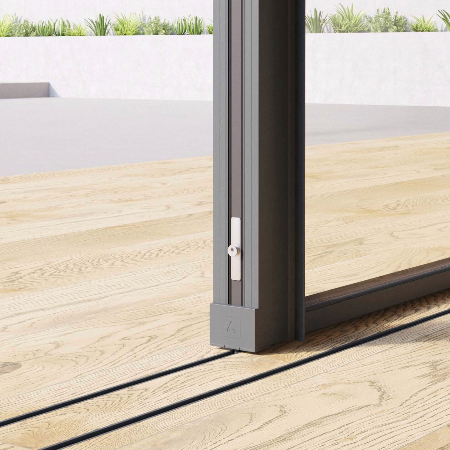 Guías ocultas en el suelo Cortizo COR Vision PLUS