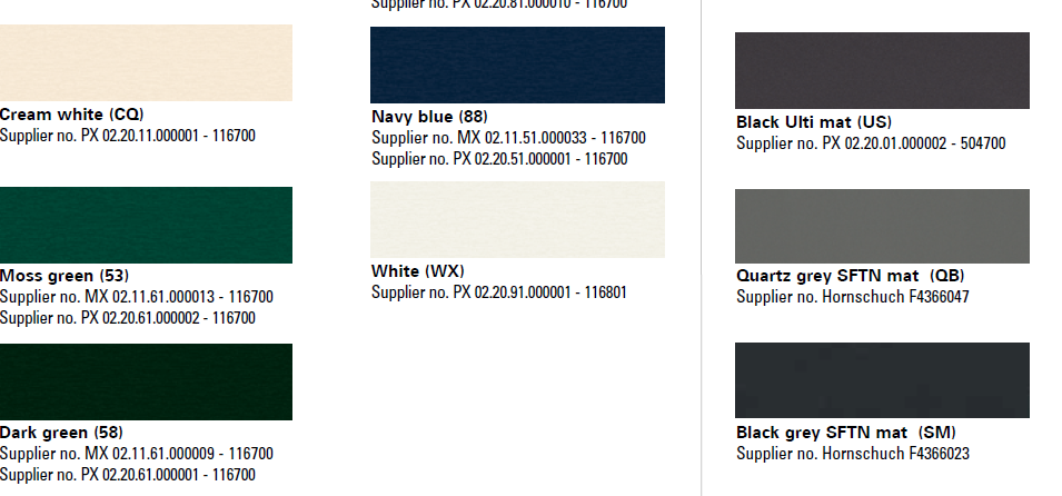 Kömmerling colors. Page 4