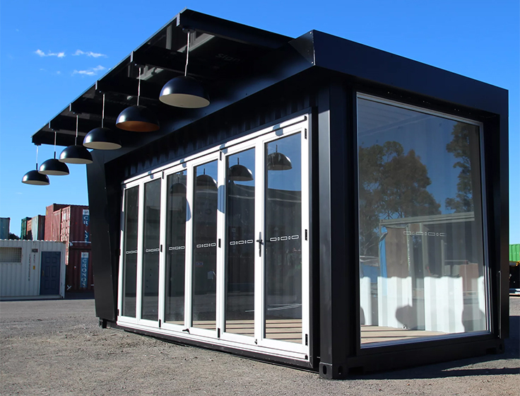 Pabellones comerciales y kioscos