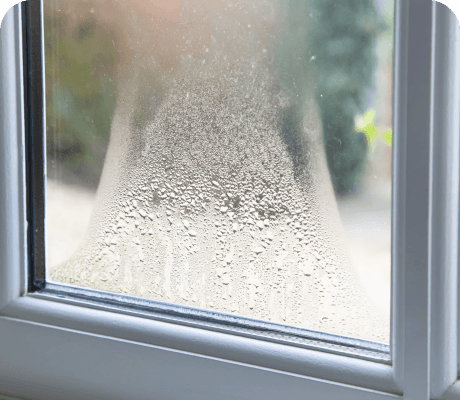 Condensación en el vidrio